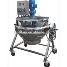 200L stainless steel jacketed cooking mixer,steam cooked jacket kettle